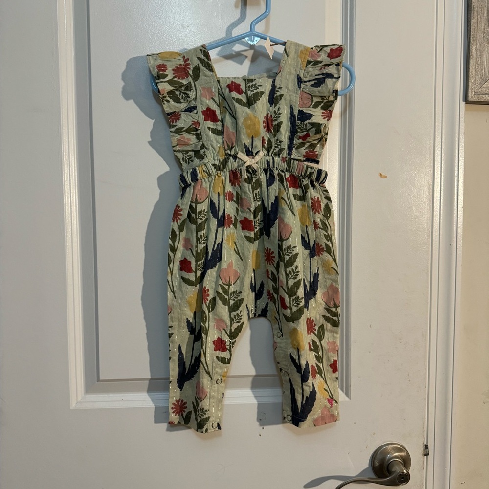 Pink Chicken one piece 6/12 months NWT